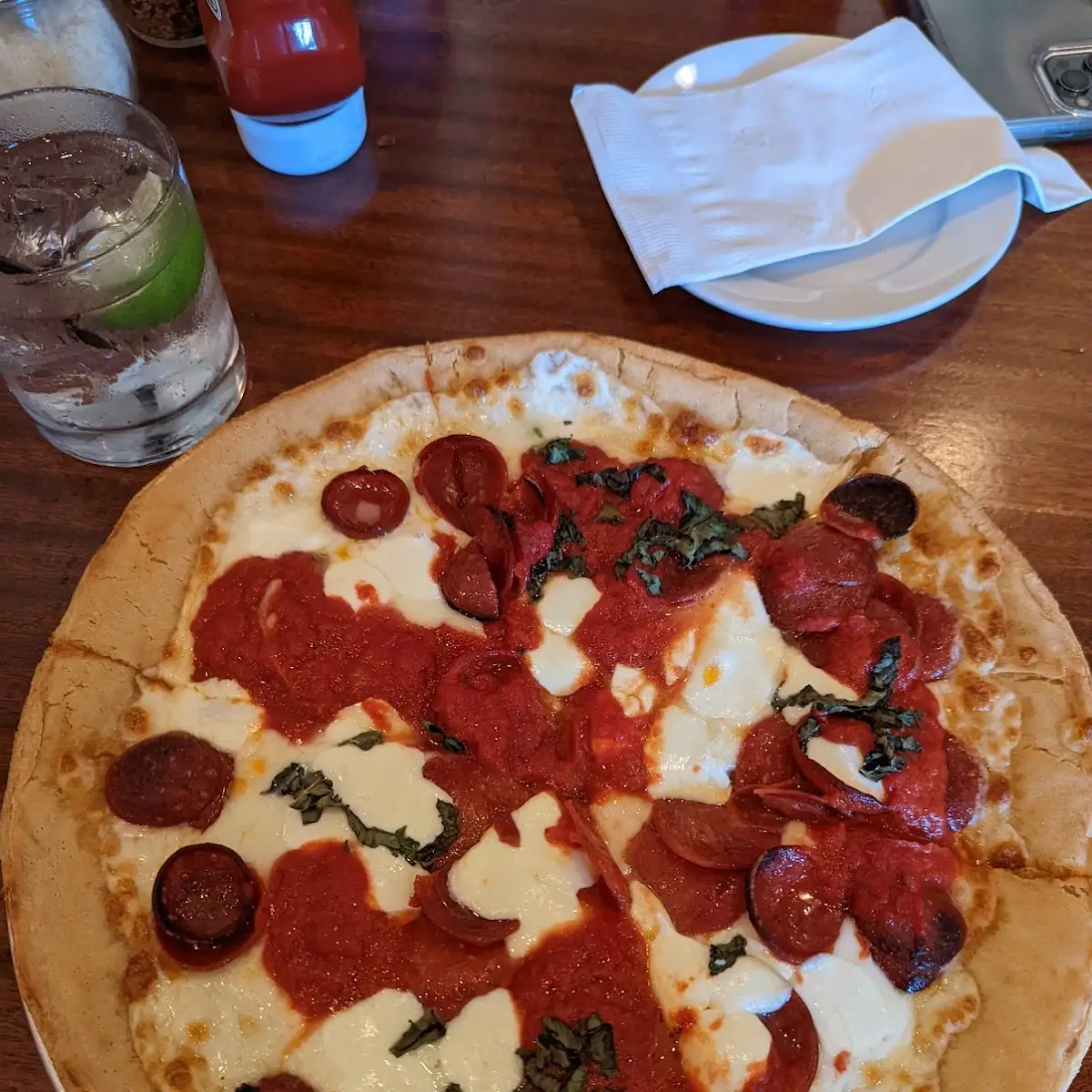 Gluten Free Pepperoni Pizza