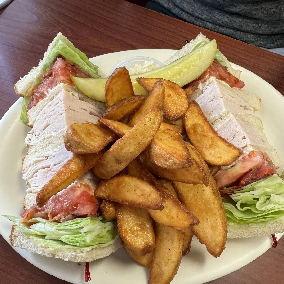 Turkey Bacon Lettuce Tomato Sandwich