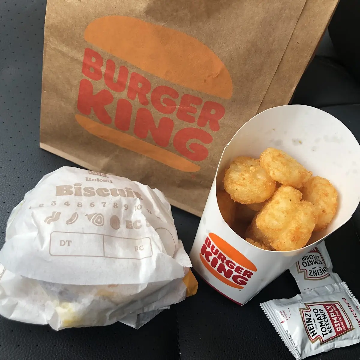 Biscuit Sandwich and Hash Browns Breakfast