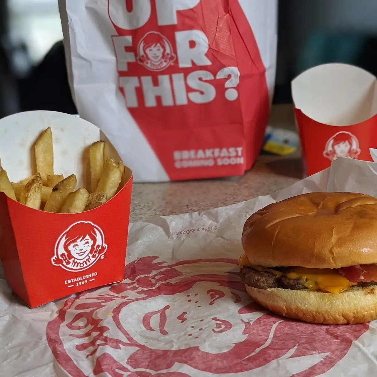 Jr Bacon Cheeseburger Combo 4 for 4