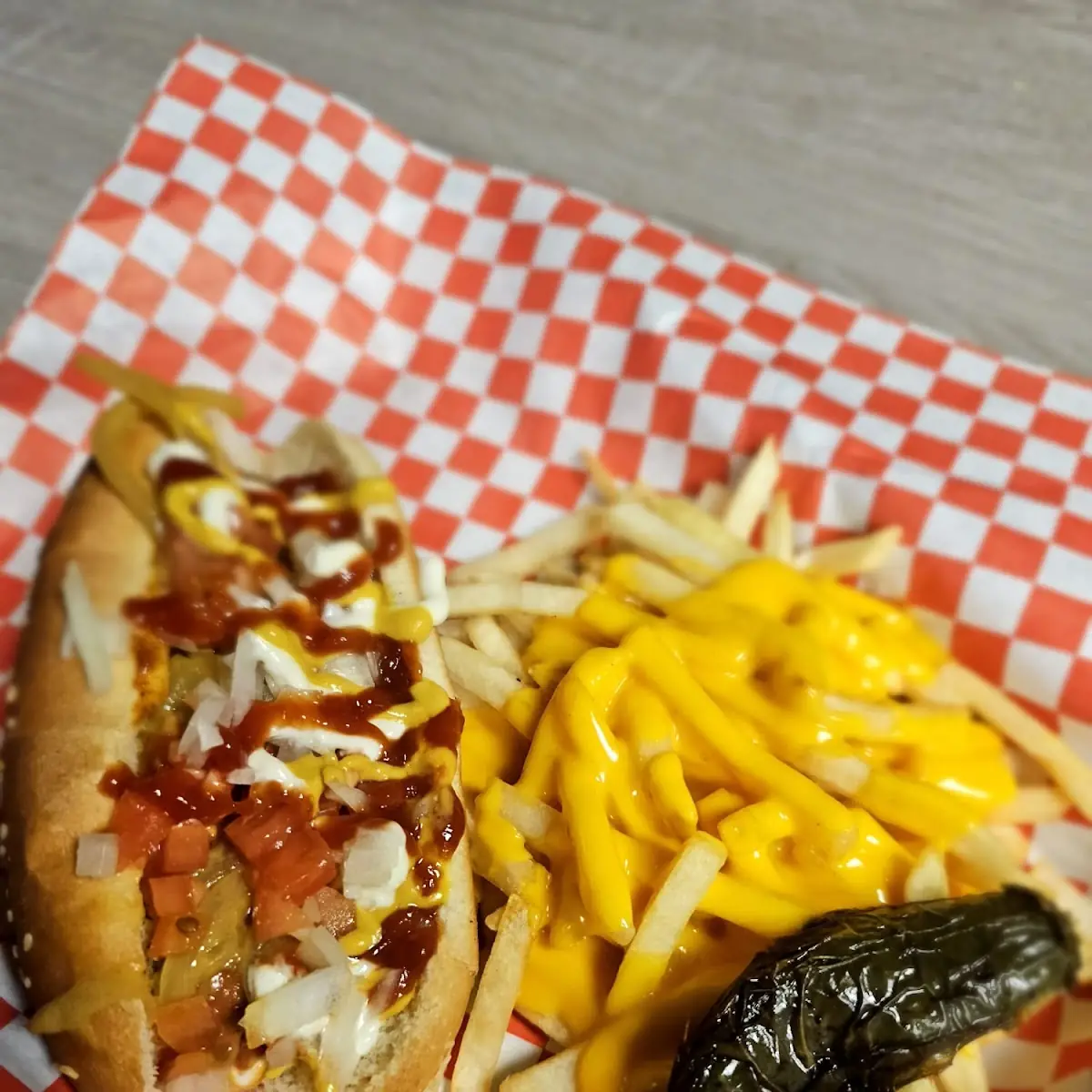 Hot Dog and Fries