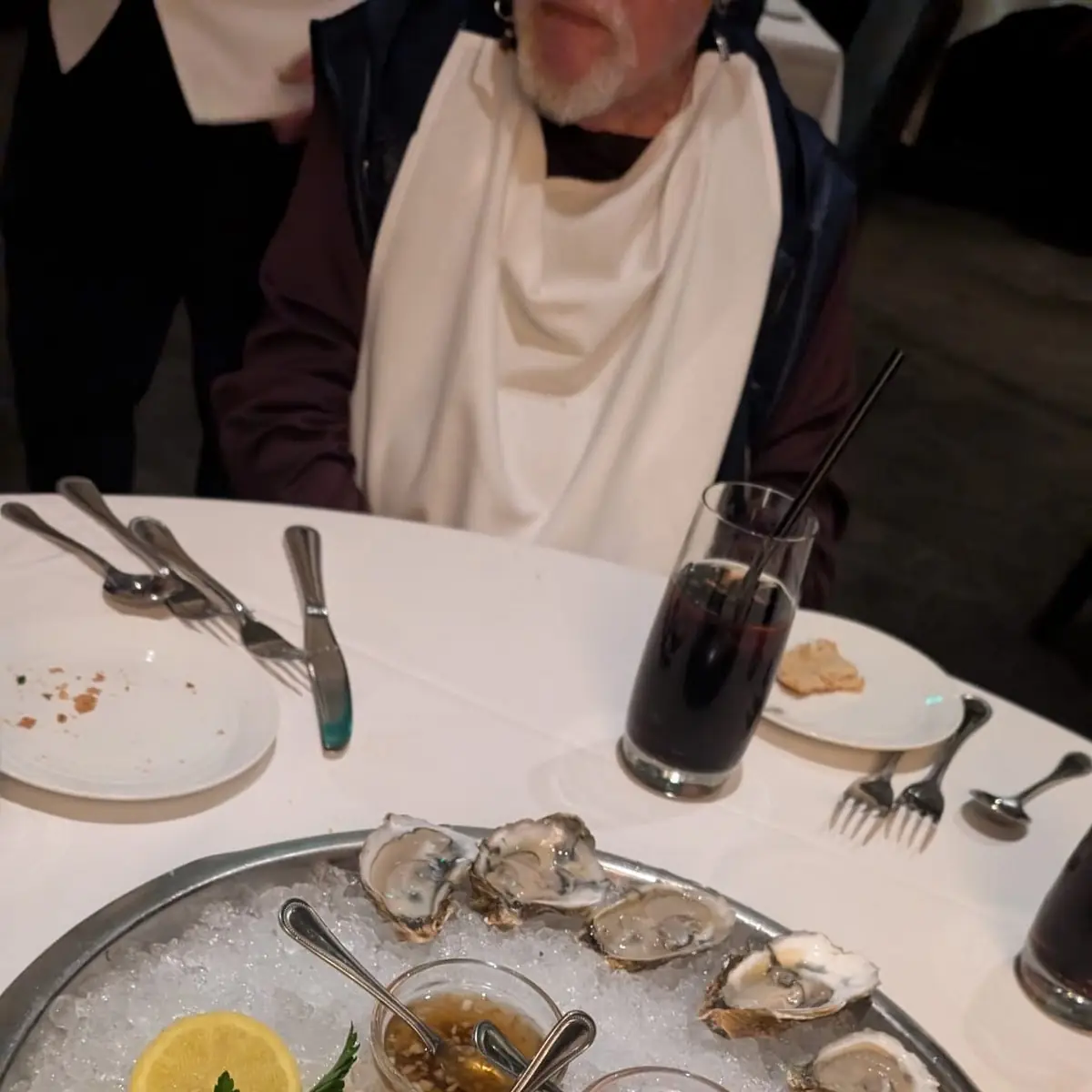 Oysters and Calamari Appetizer