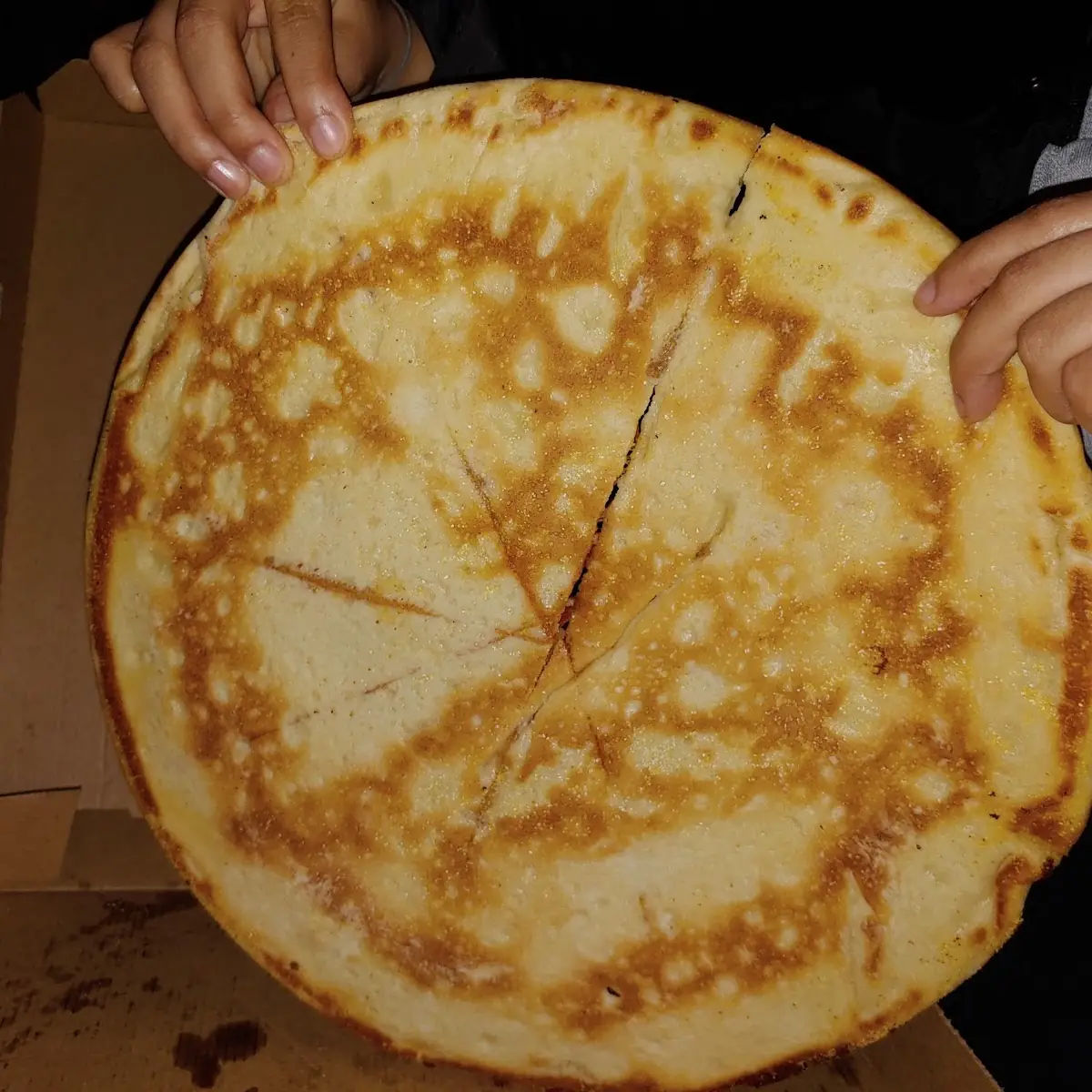 Uncut Pepperoni Pizza