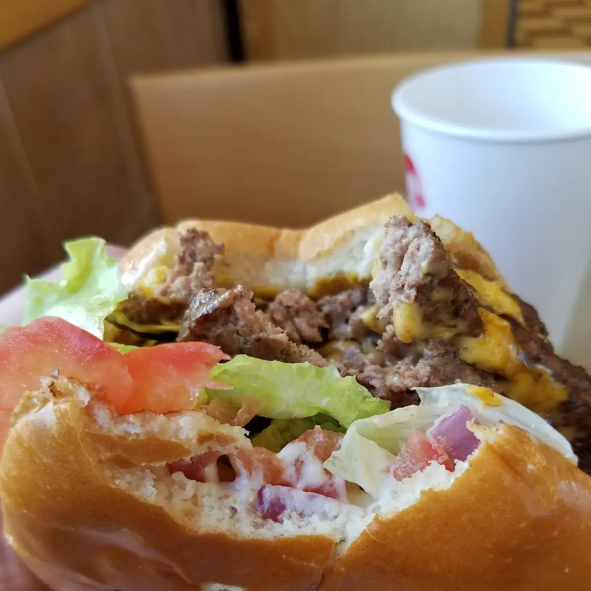 Dave's Double Cheeseburger