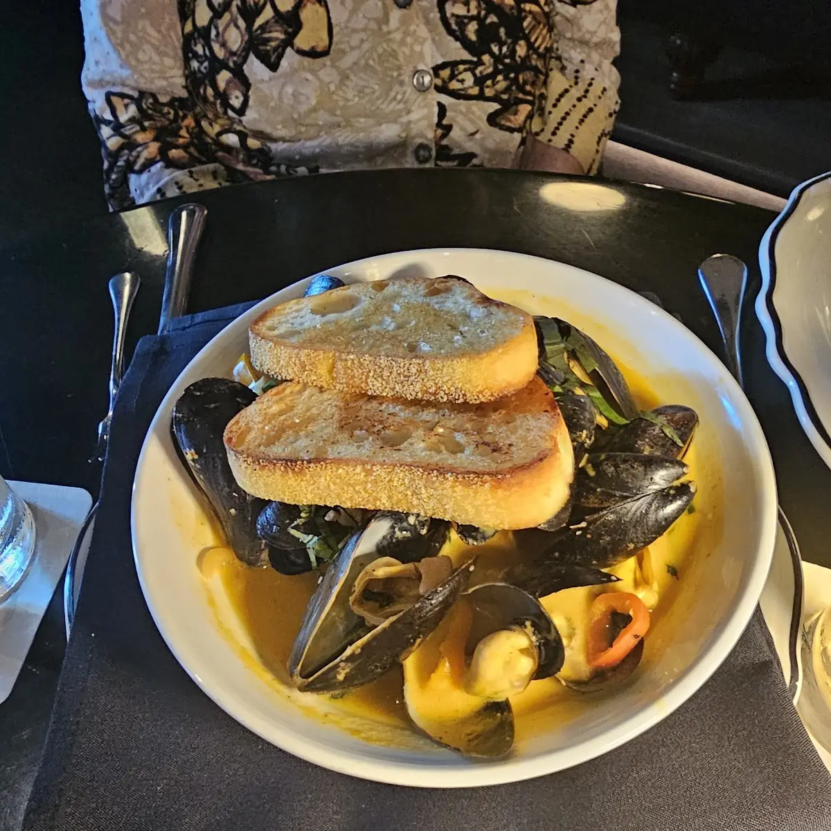 Funky Buddha Steamed Mussels
