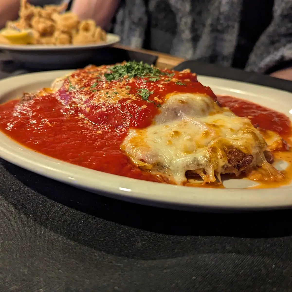 Chicken Parm with Mixed Vegetables