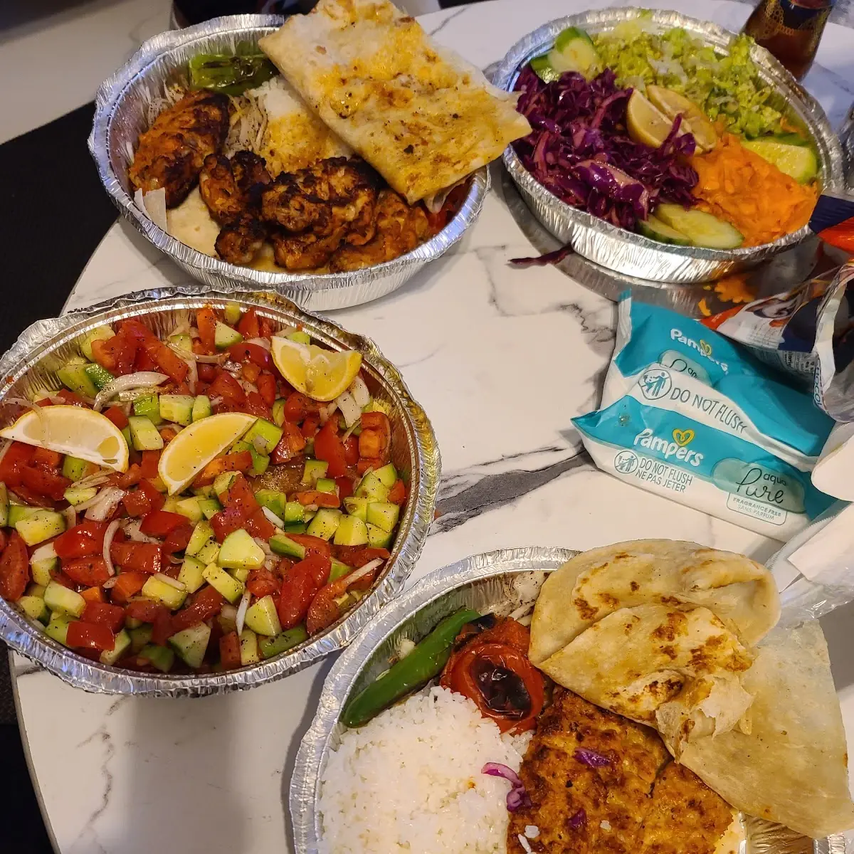 Sheperd Salad Chicken Adana