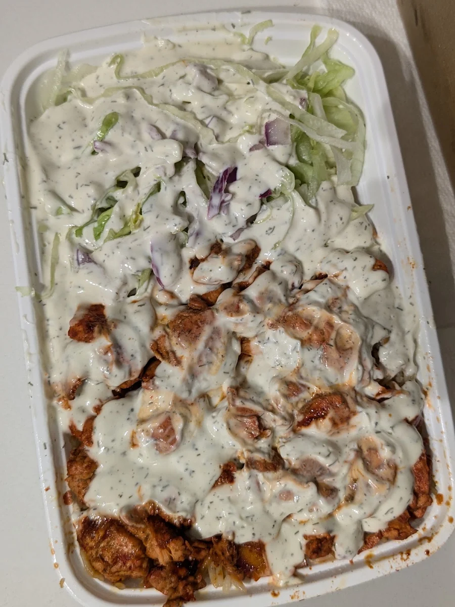 Tandoori Chicken Platter, Habibz Corner