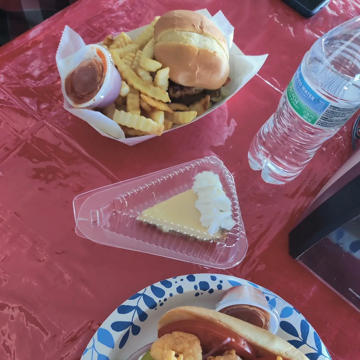 Key Lime Poe Shrimp PO Boy and Fish Sandwich
