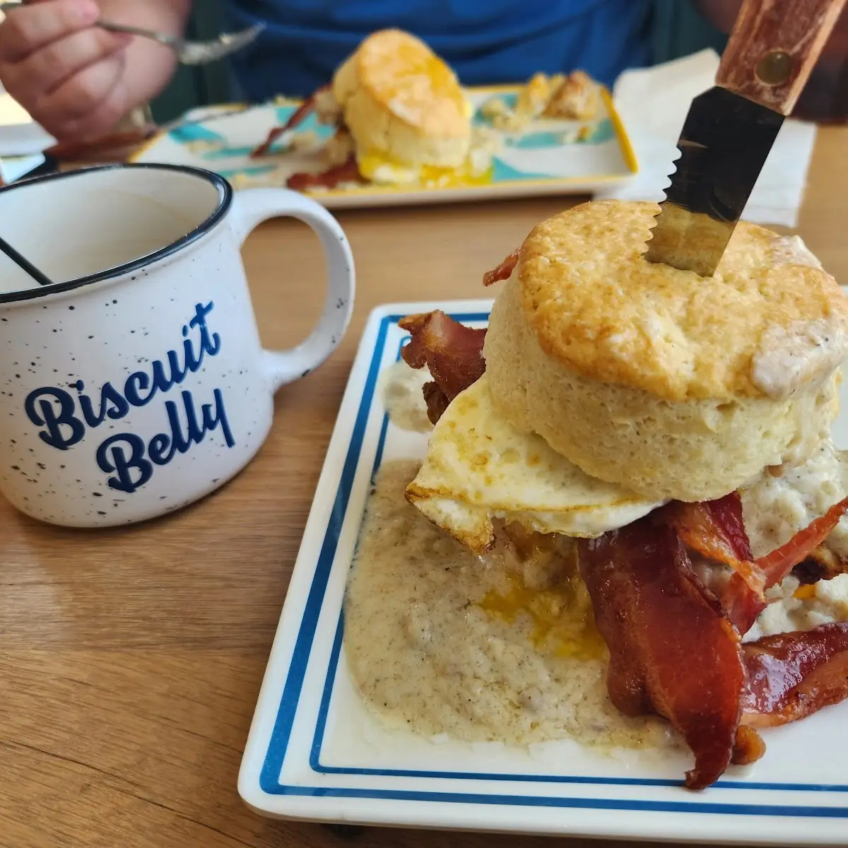 Mini Biscuits Jam and Scrambled Egg