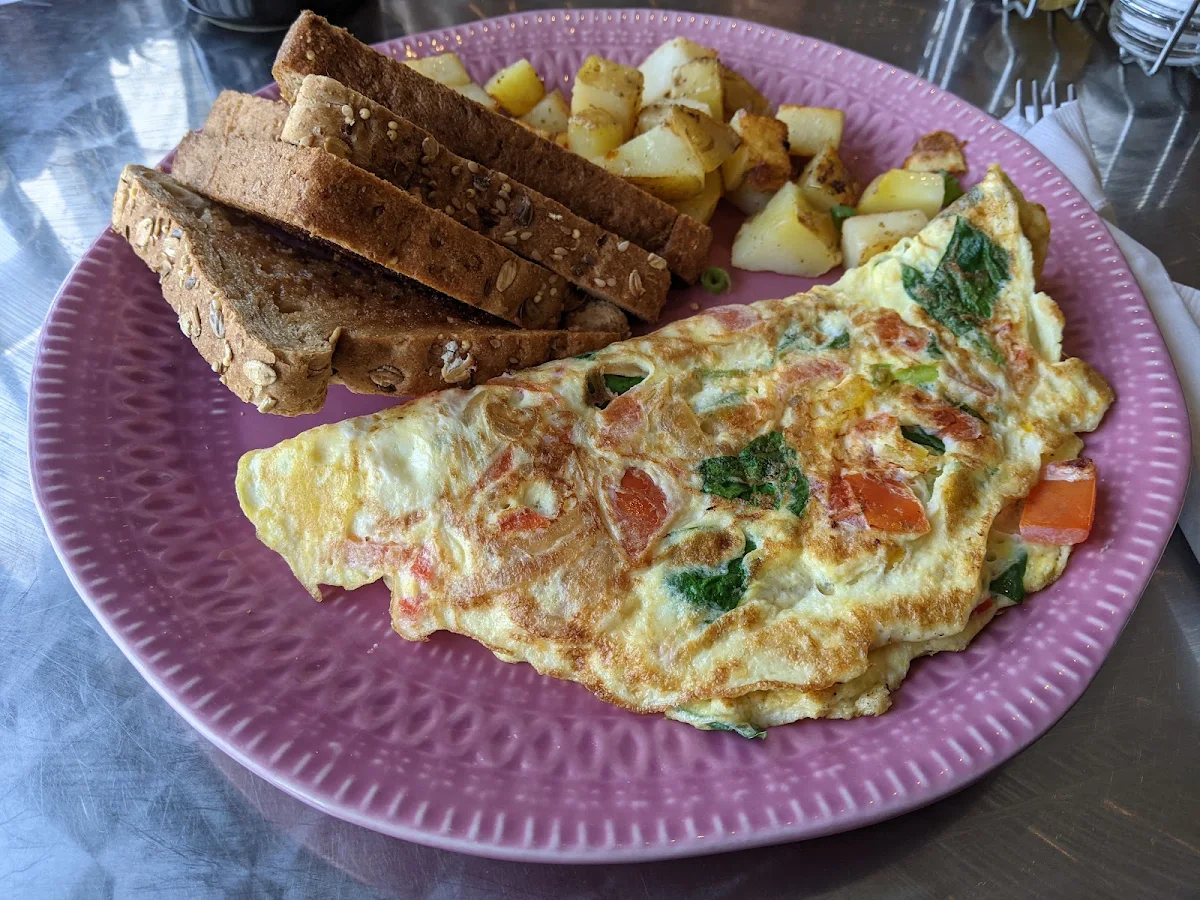 Veggie Omelette, Frankly Coffee And Bistro