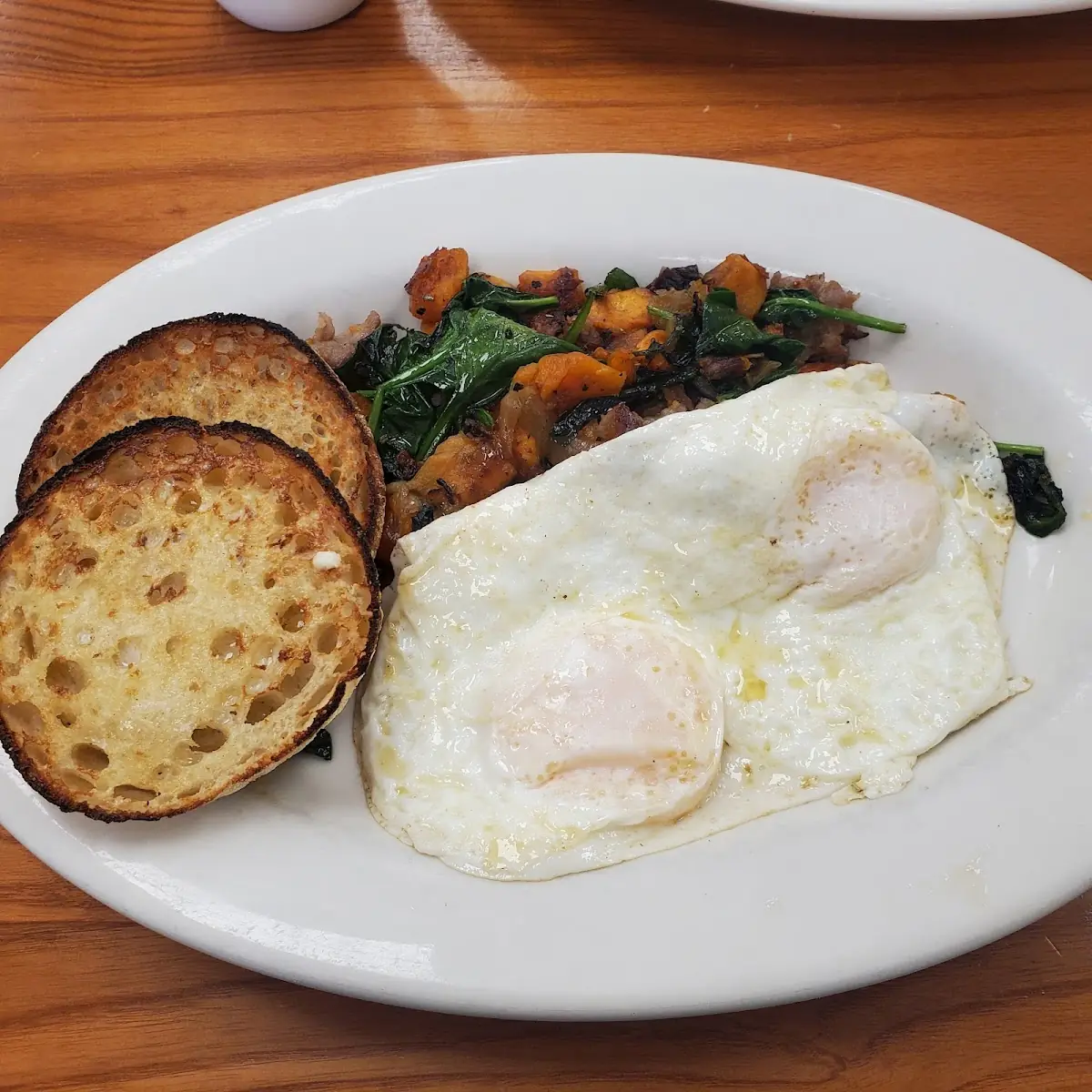 Sweet Potato Hash with Eggs