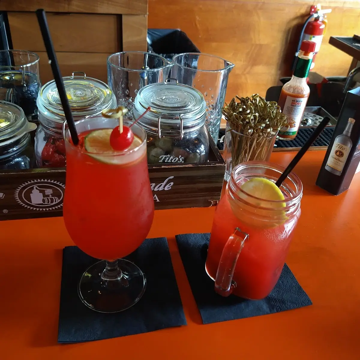 Funky Wild Cherry and Back Yard Punch
