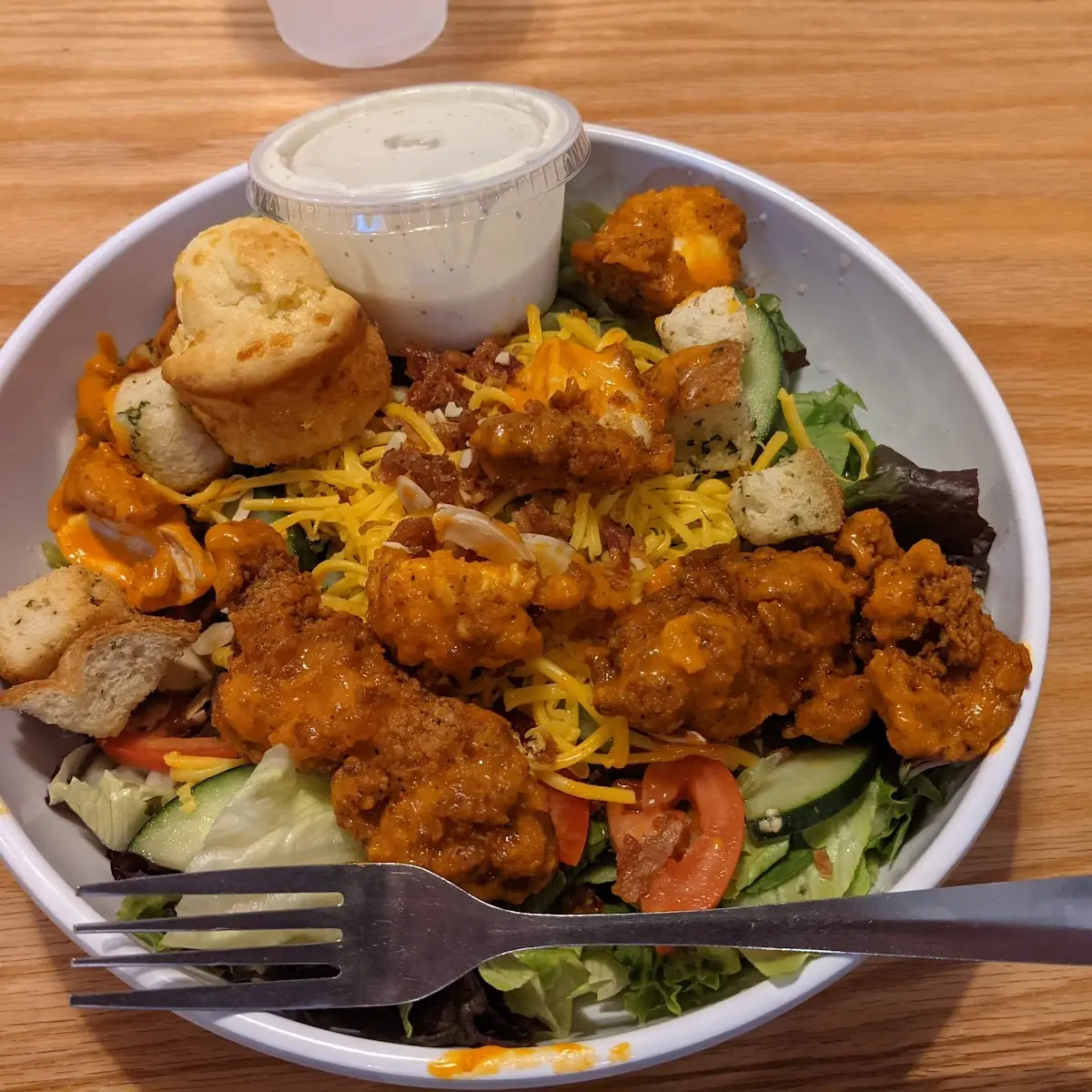 Buffalo Chicken Tender Salad