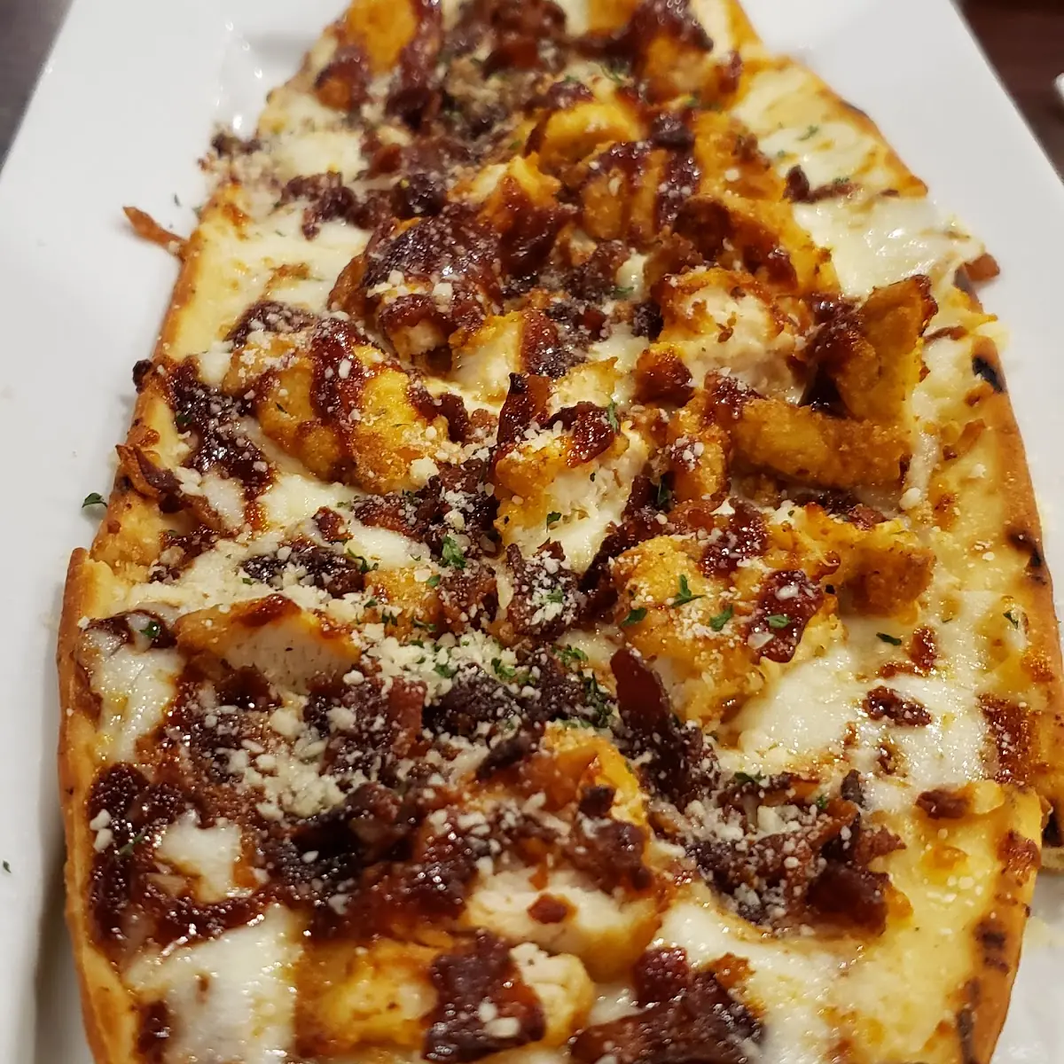 Barbecue Chicken Flatbread Pizza