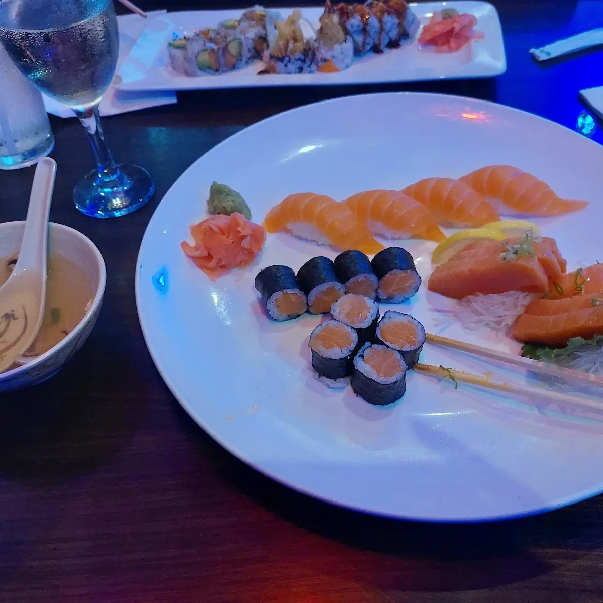 Salmon Roll Salmon Sashimi