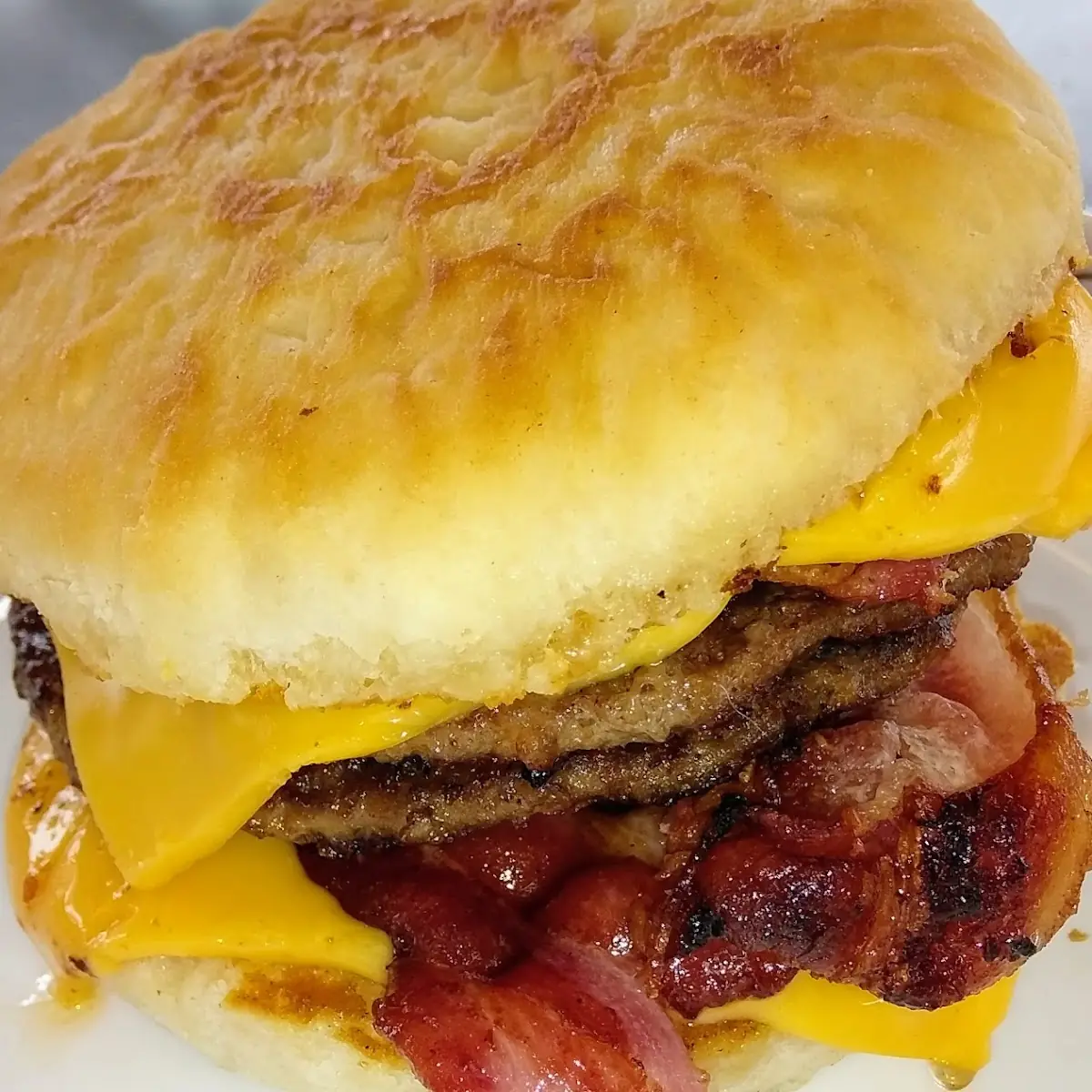 Double Bacon Double Original Cheese Biscuit
