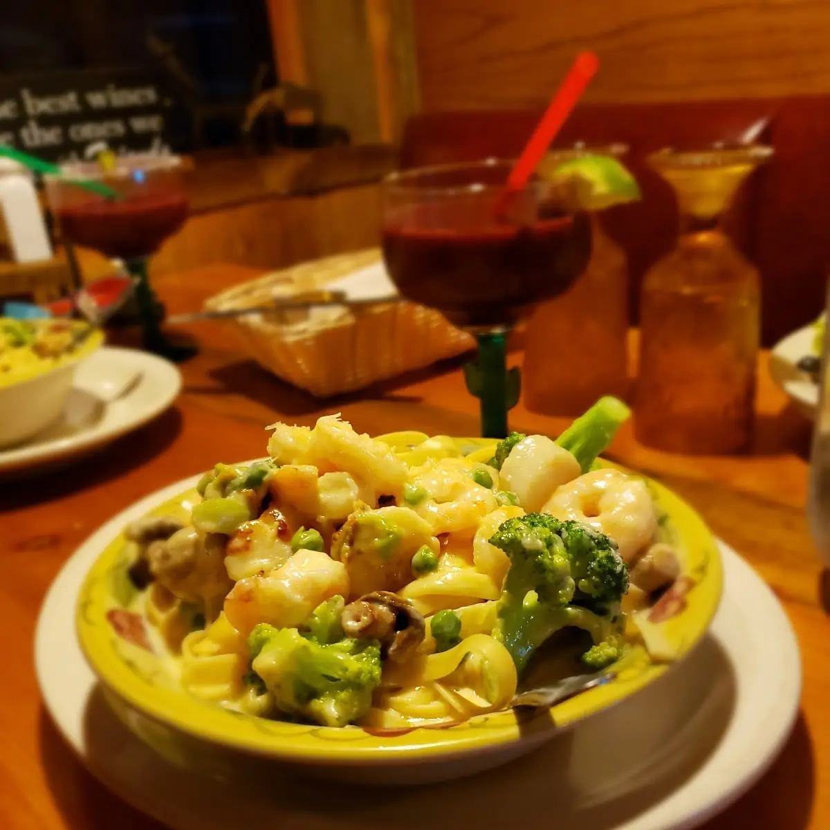 Seafood Fettuccine Alfredo