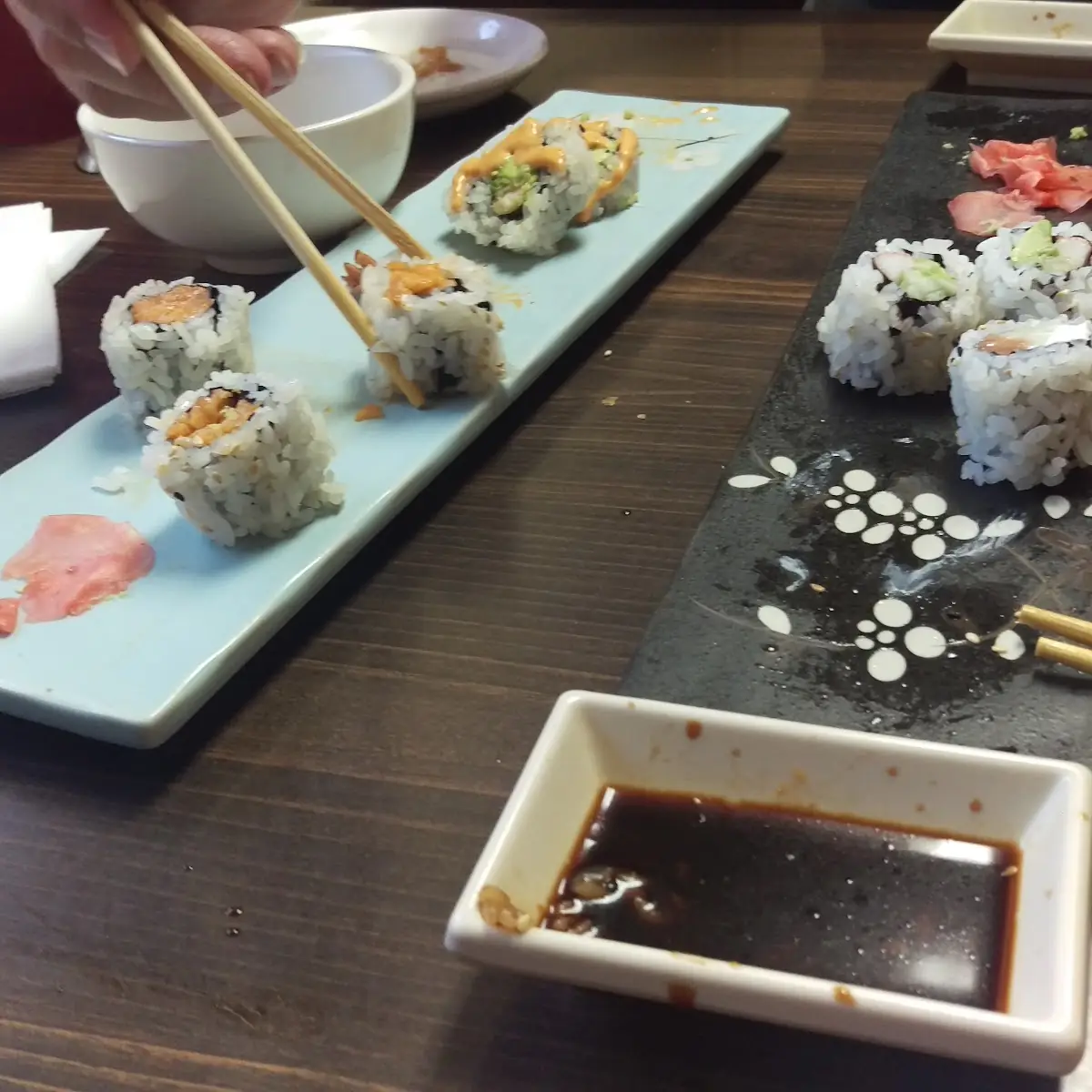 California Roll Philadelphia Roll Spicy Salmon Roll