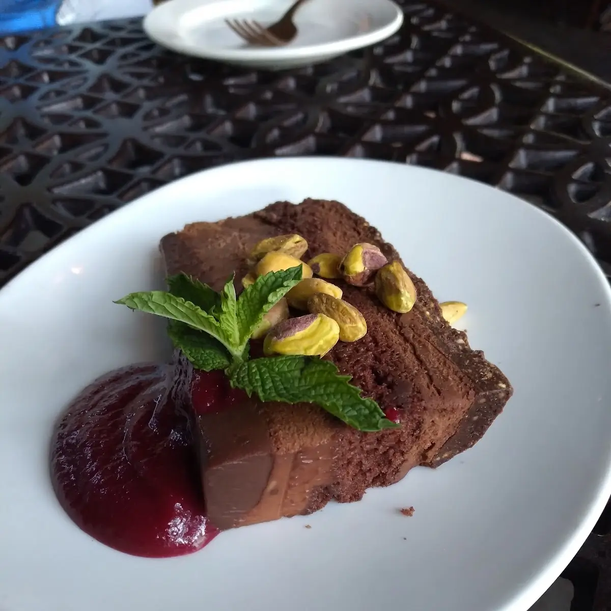 Three-Layer Chocolate Terrine