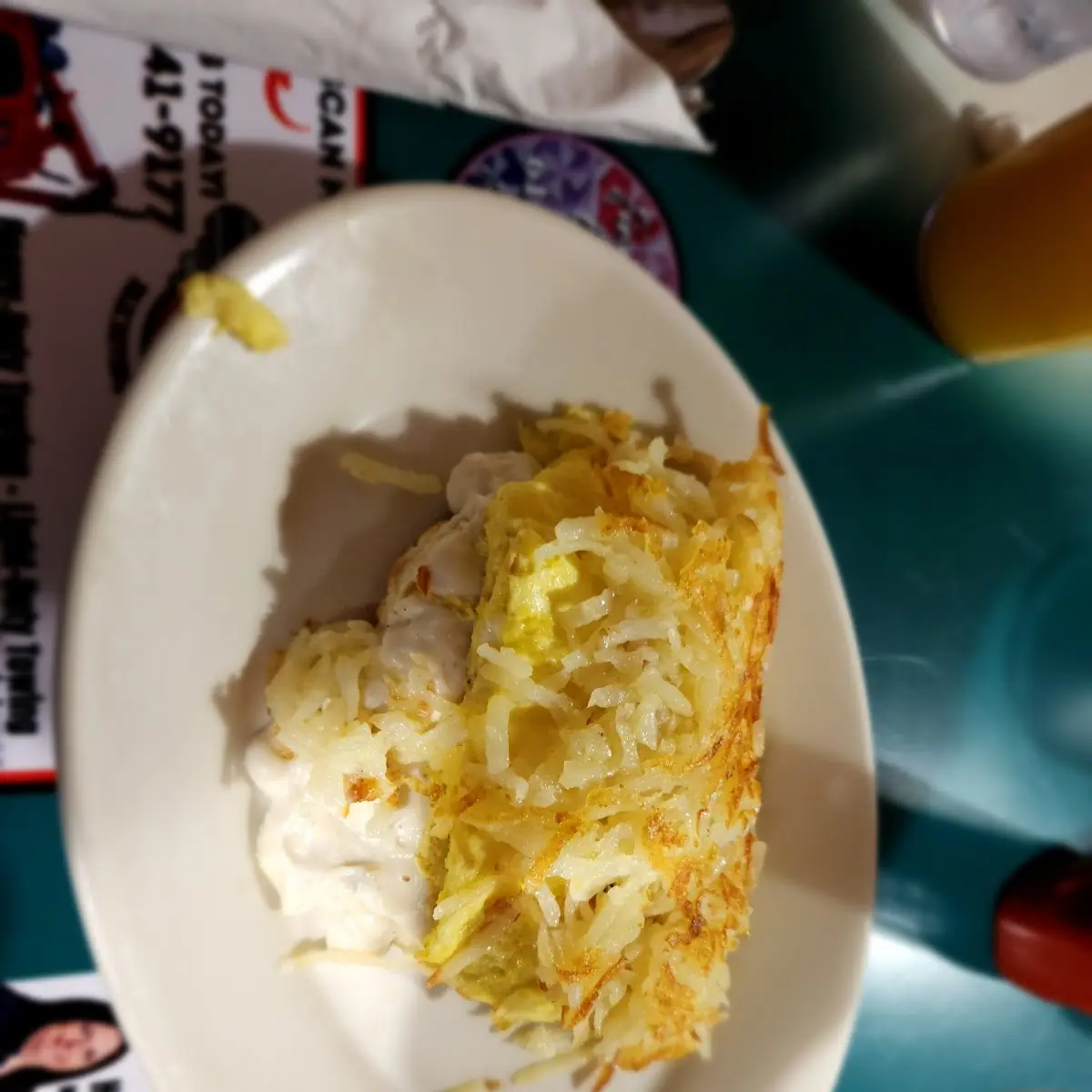 Biscuits and Gravy Overhashbrowns