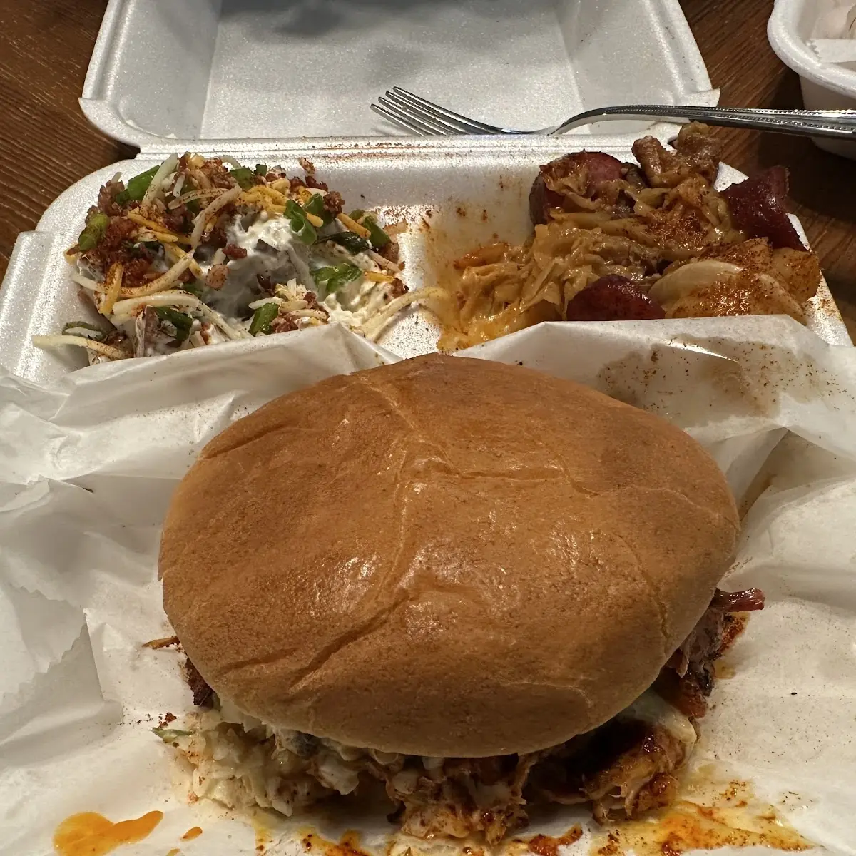 Pulled Pork Sandwich Potato Salad