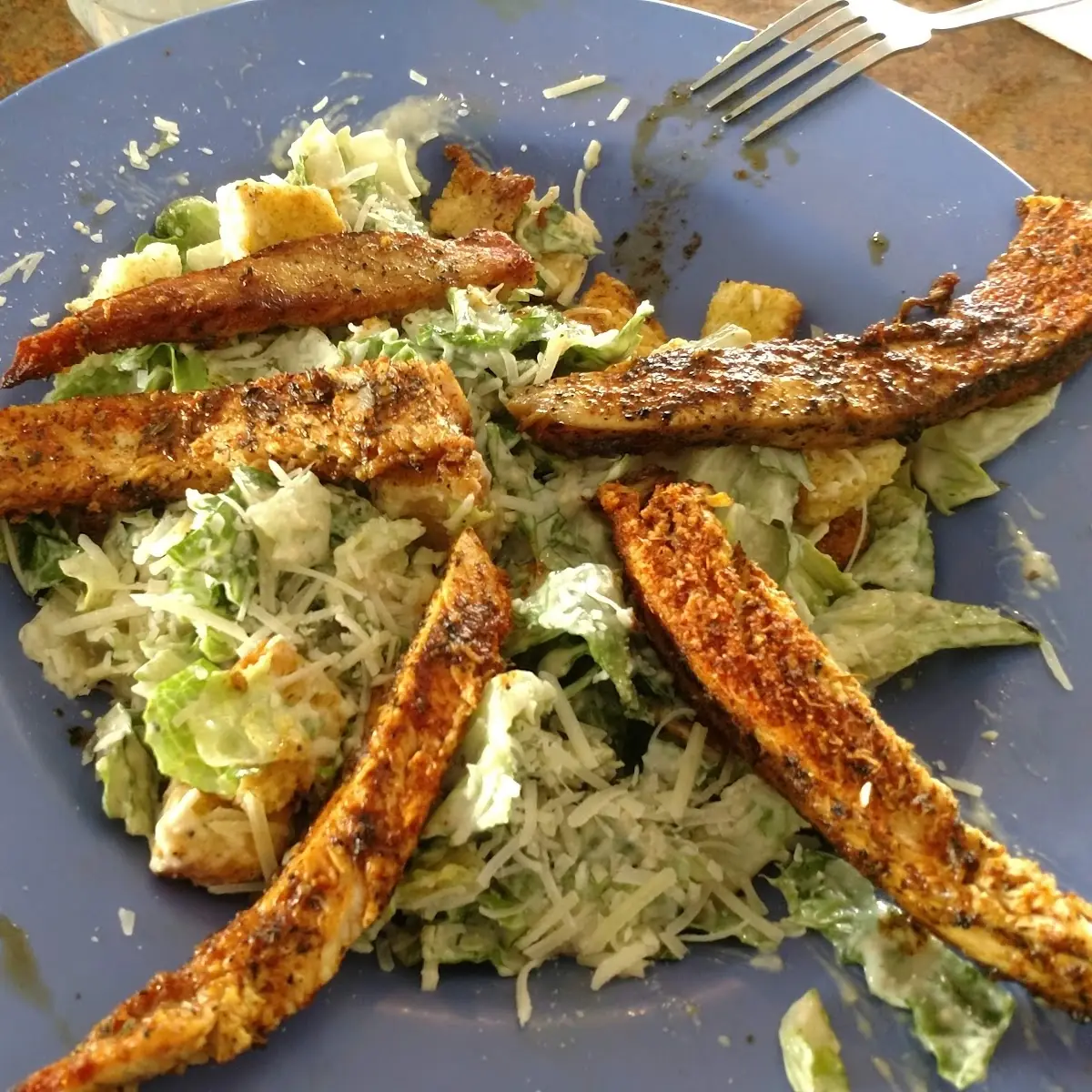 Blackened Chicken Caesar Salad