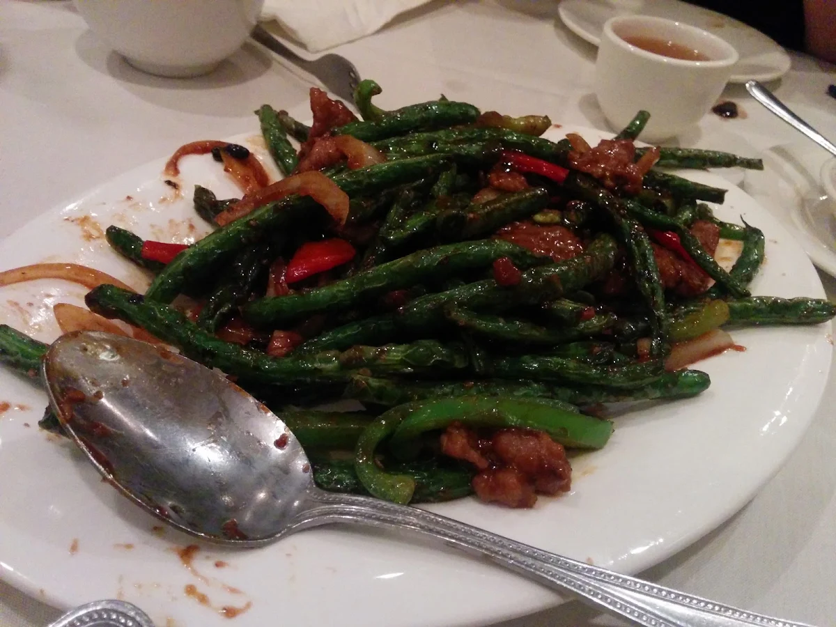 Beef and Green Beans in Black Bean Sauce