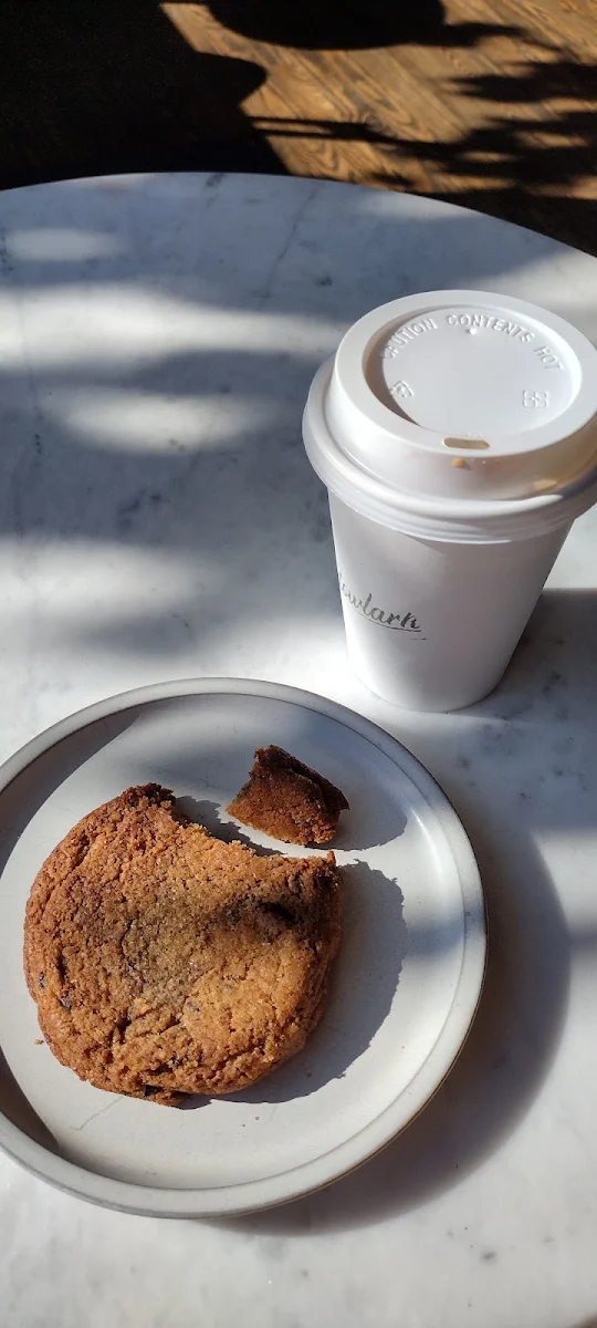 Drip Coffee and Chocolate Chip Cookie