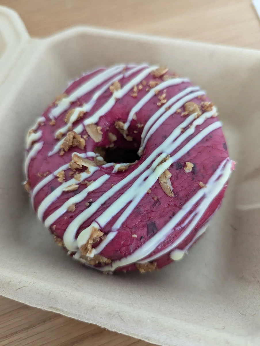 Summer Berry Crisp Donut