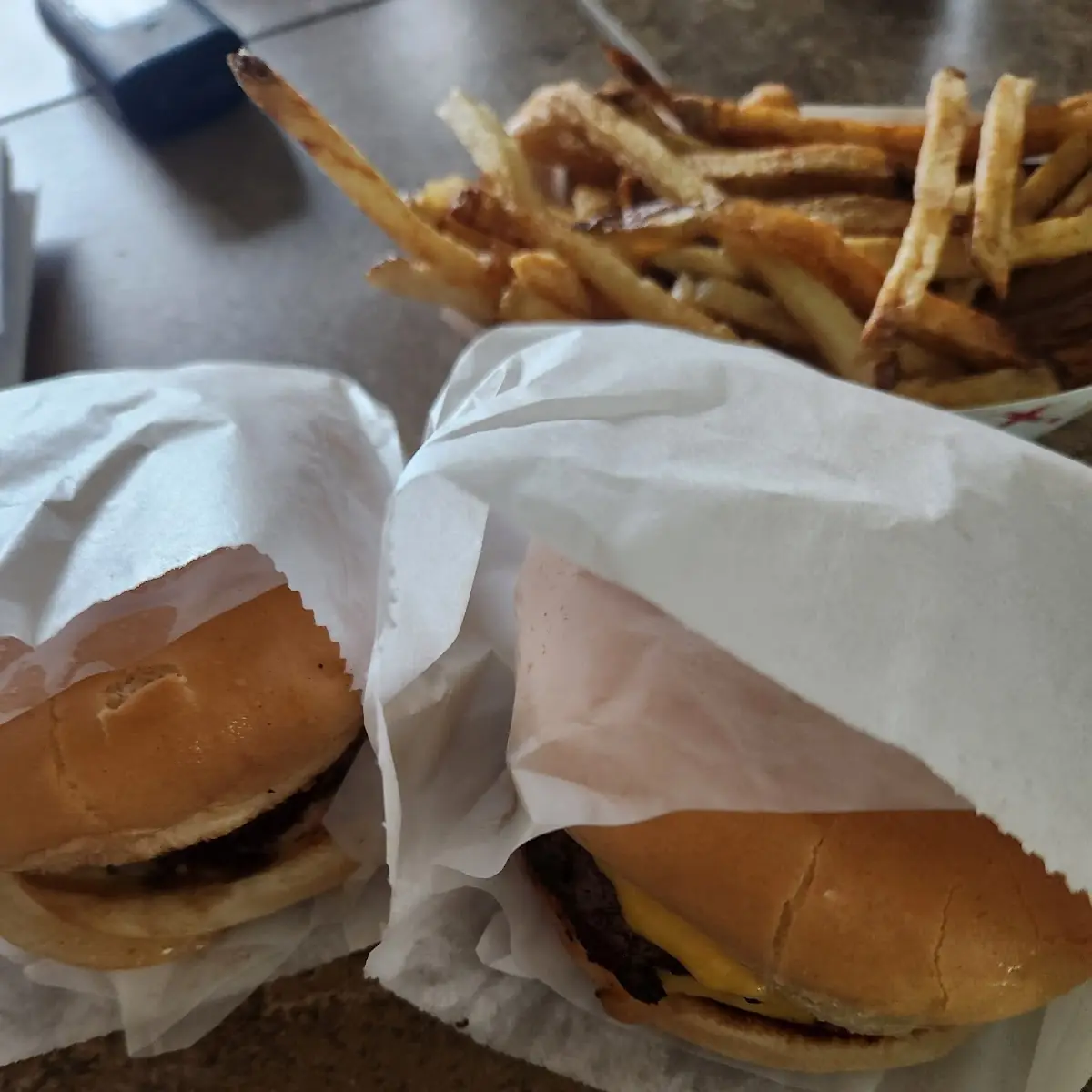 Triple Cheeseburger Add Grilled Onions