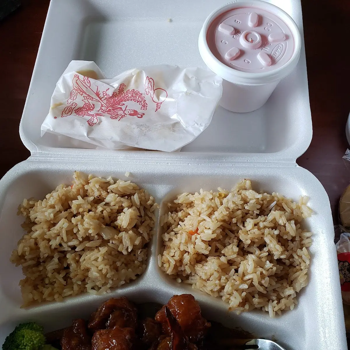 General TSO's Chicken with Fried Rice