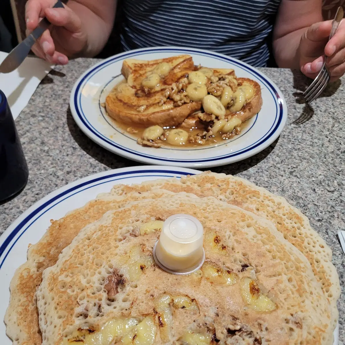 Banana Walnut Pancakes
