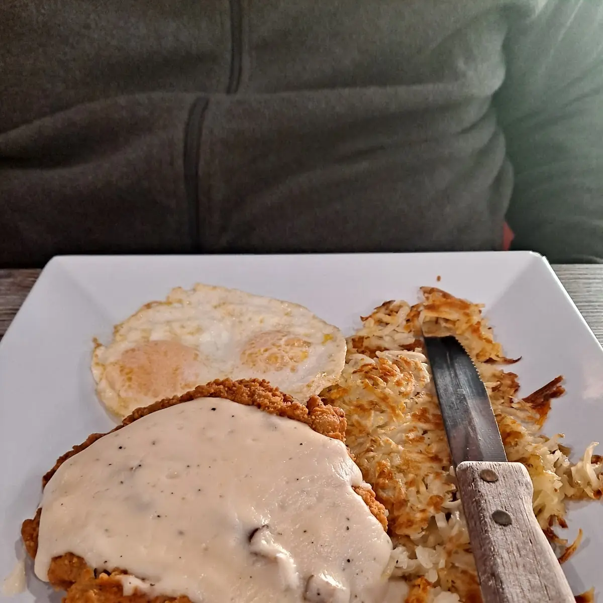 Chicken Fried Steak and Eggs