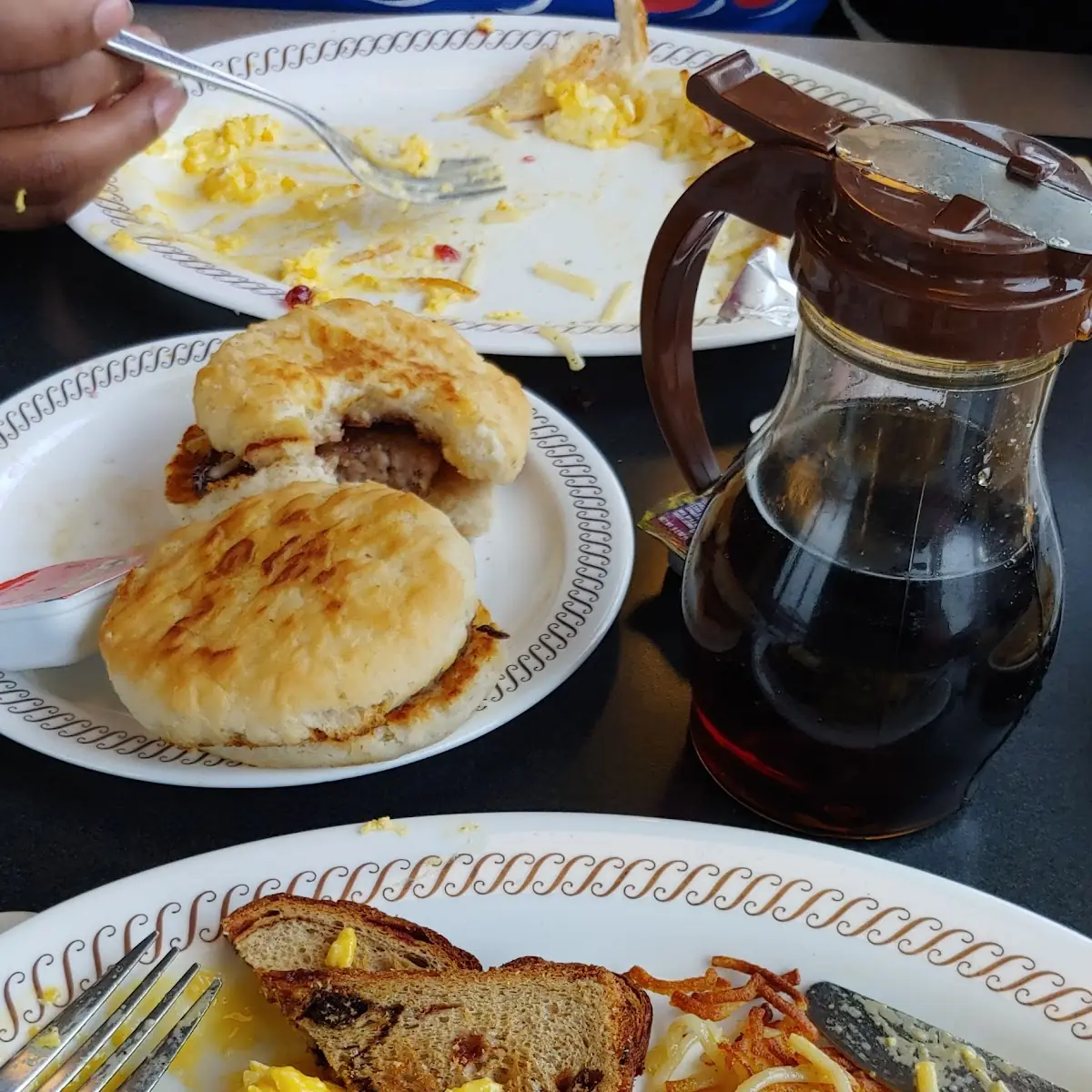 Cheese N' Eggs with Raisin Toast