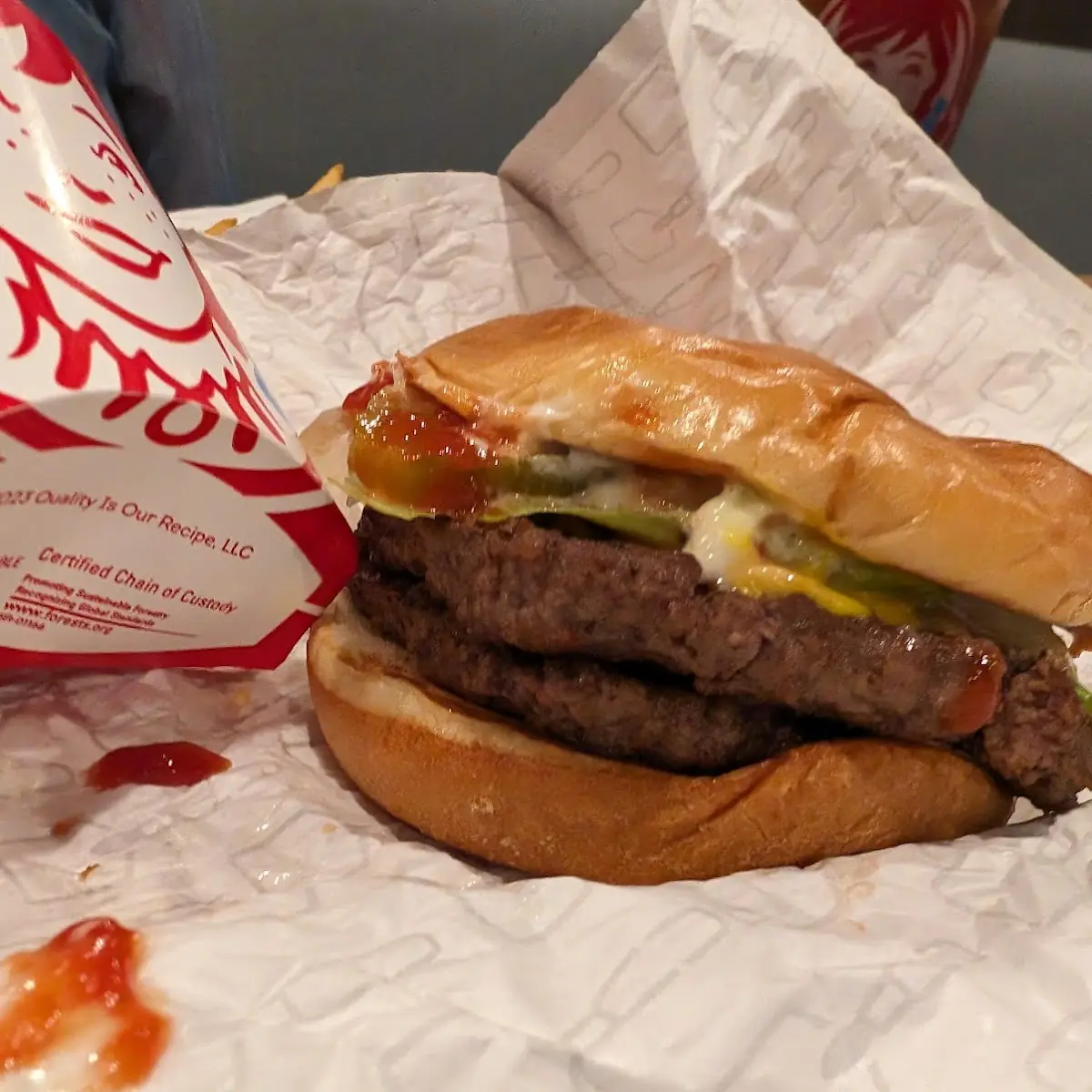 Dave's Double Cheeseburger Combo