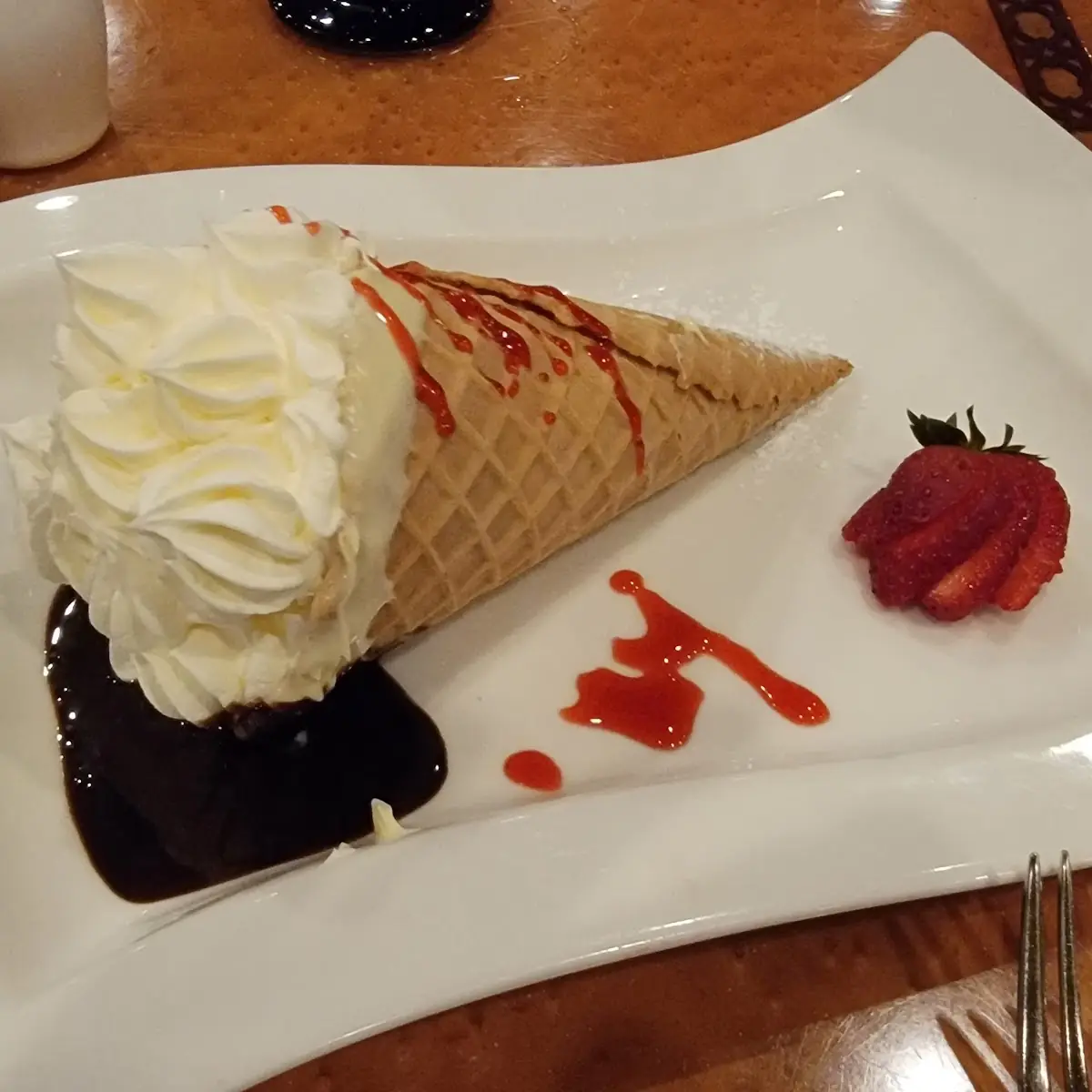 Strawberry Cheesecake Cone