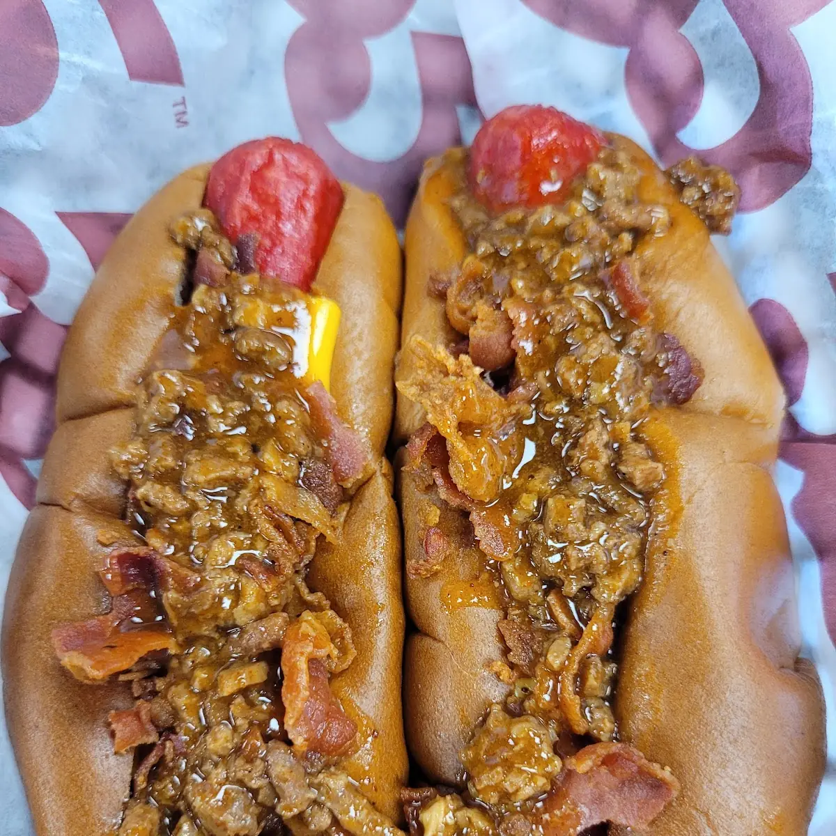 Bacon Chili Cheese Dog