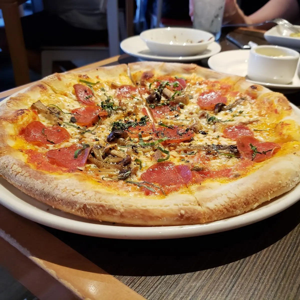 Pepperoni & Mushroom Pizza