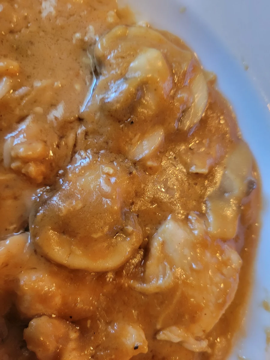Poulet Aux Arachides Champignons Et Riz