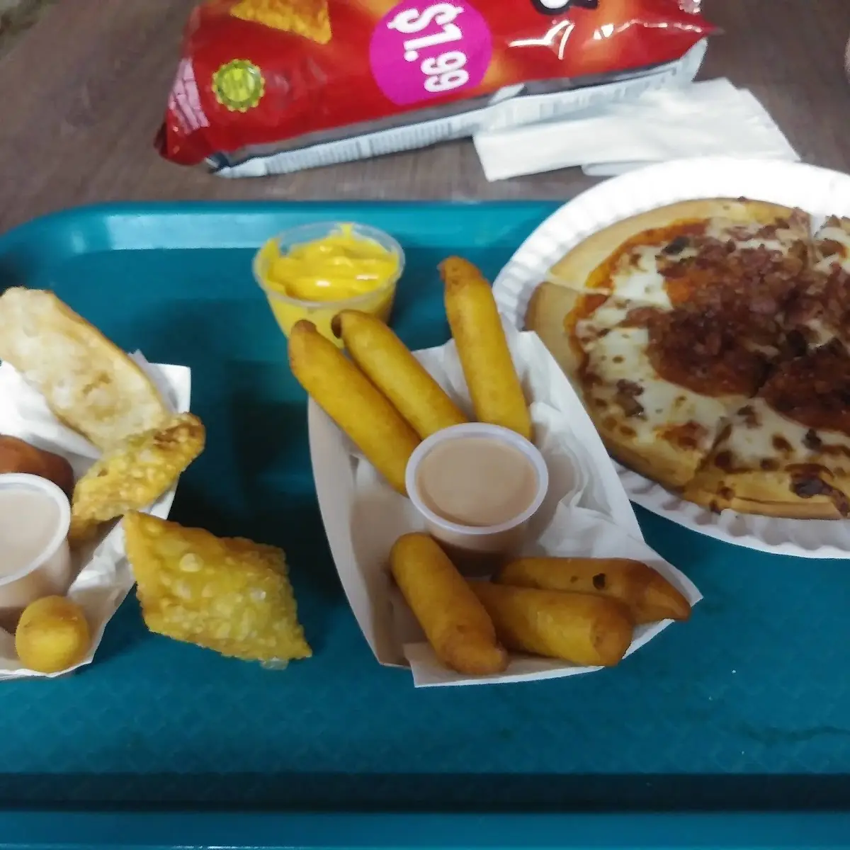Surtido de Fritura Variada Y Mini Pizza