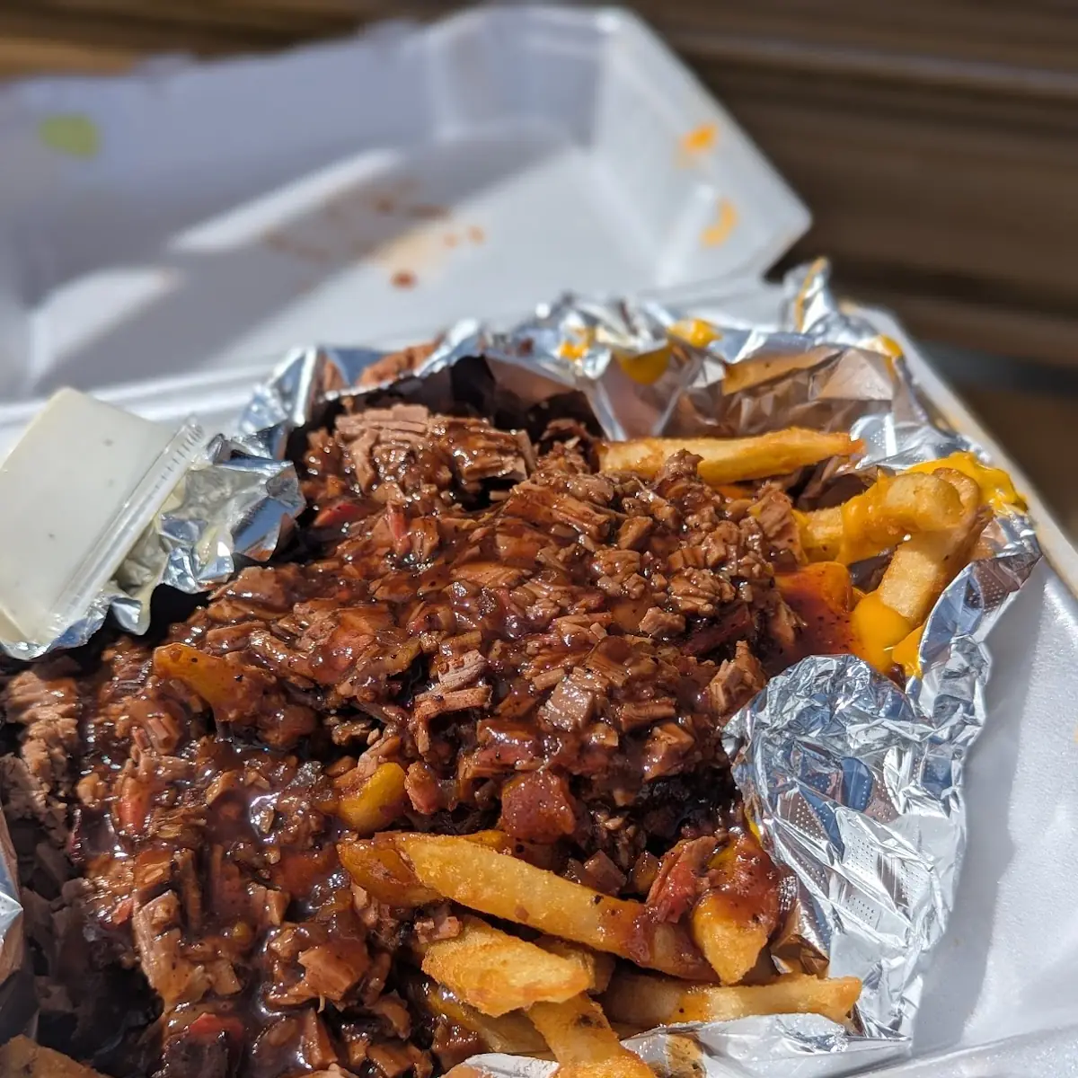 Loaded Fries with Brisket