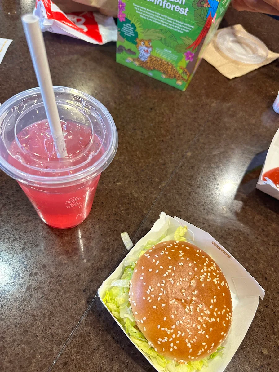 Mac Chicken Sandwich with Watermelon Quencher, McDonald's