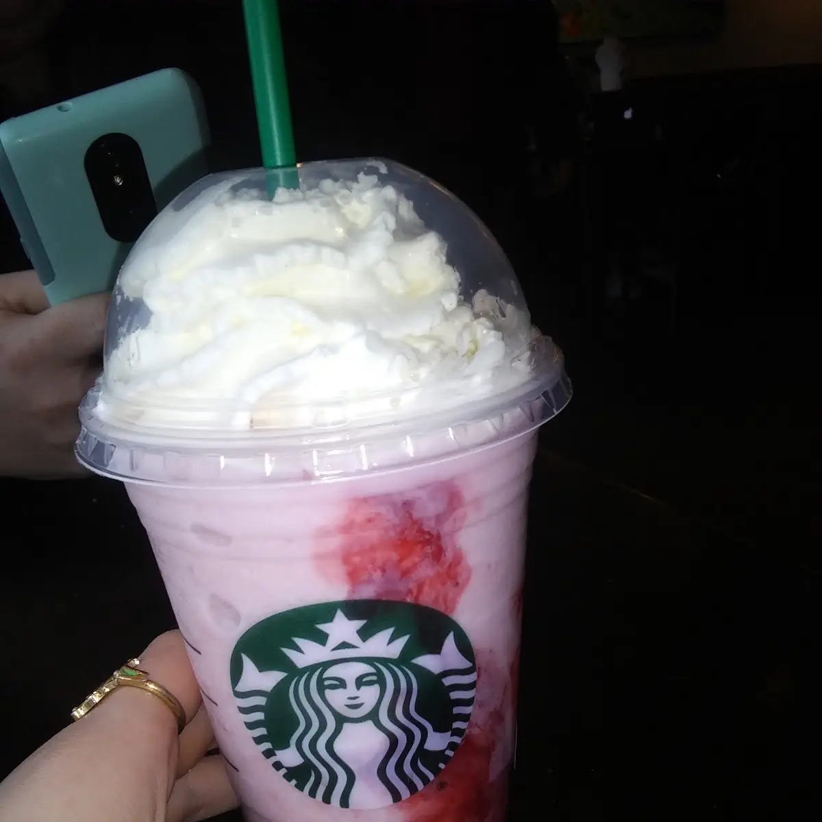 Strawberry Crème Frappuccino Blended Beverage