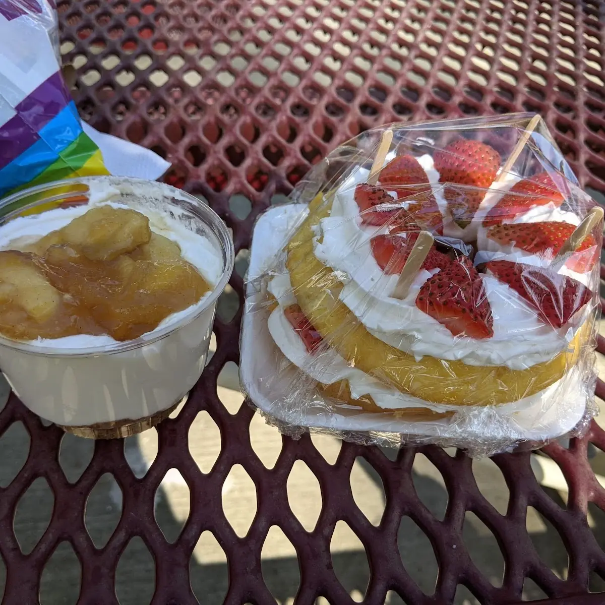 Cheesecake and Strawberry Shortcake