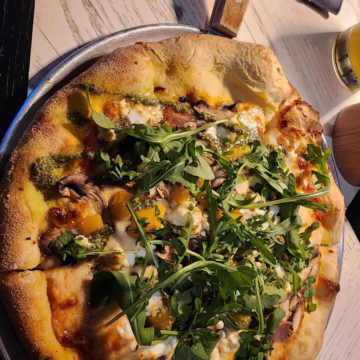 Pumpkin & Goat Cheese Pizza