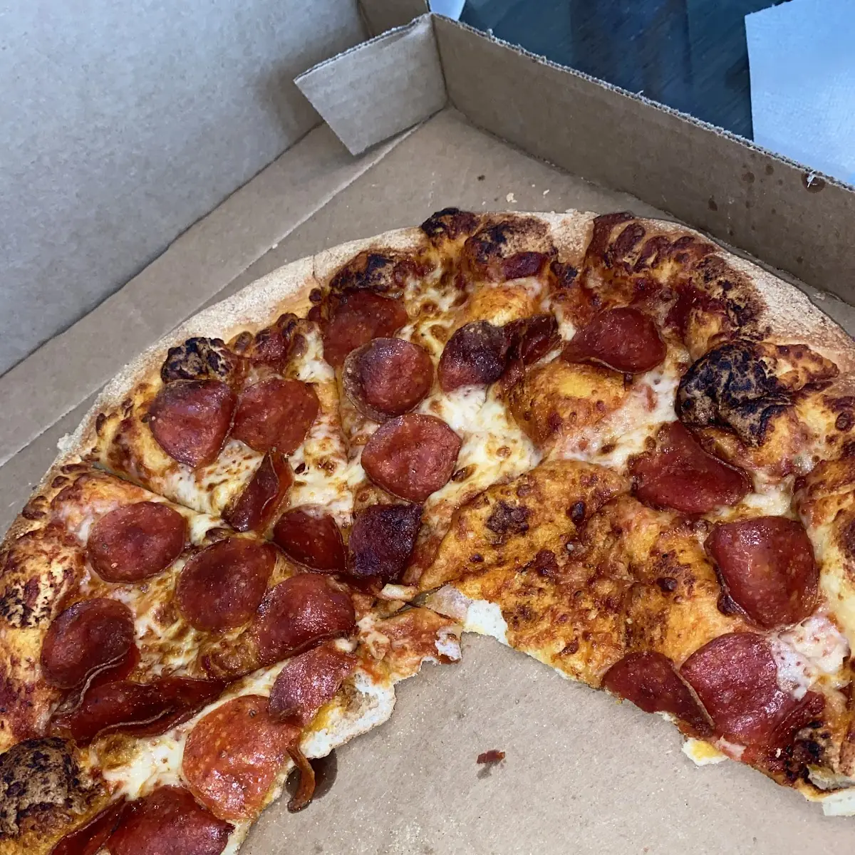 Deep Dish Pepperoni with Cheddar Cheese