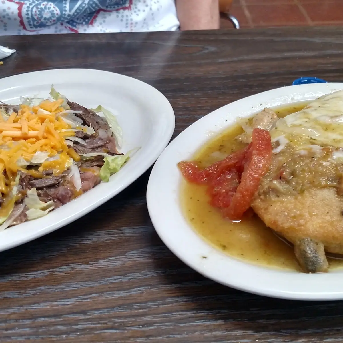 Shredded Beef Tostada