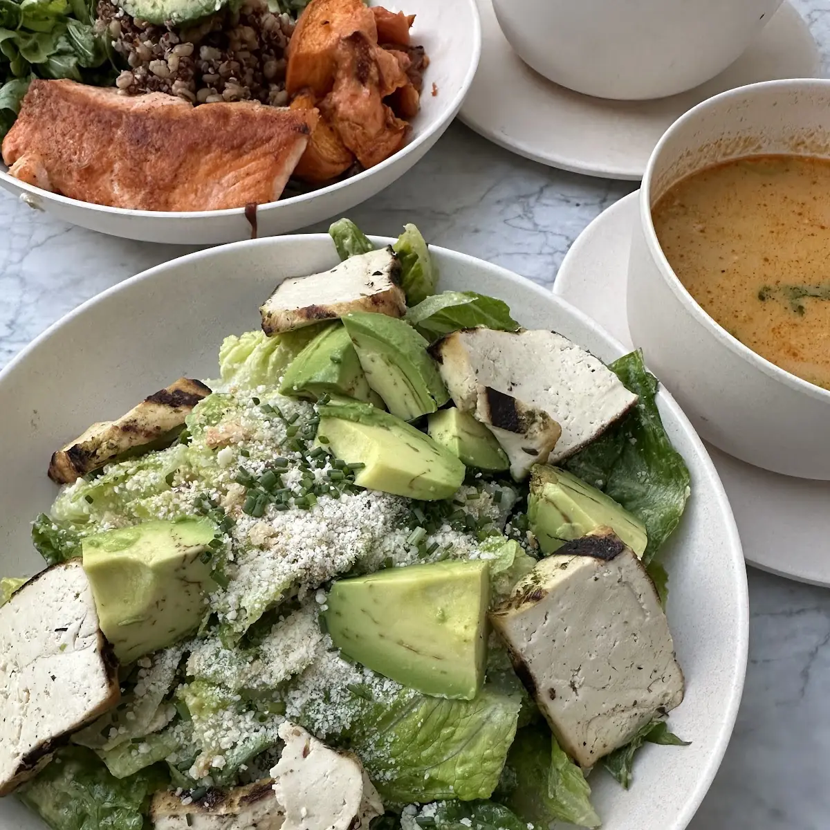 Cesar Salad with Tofu