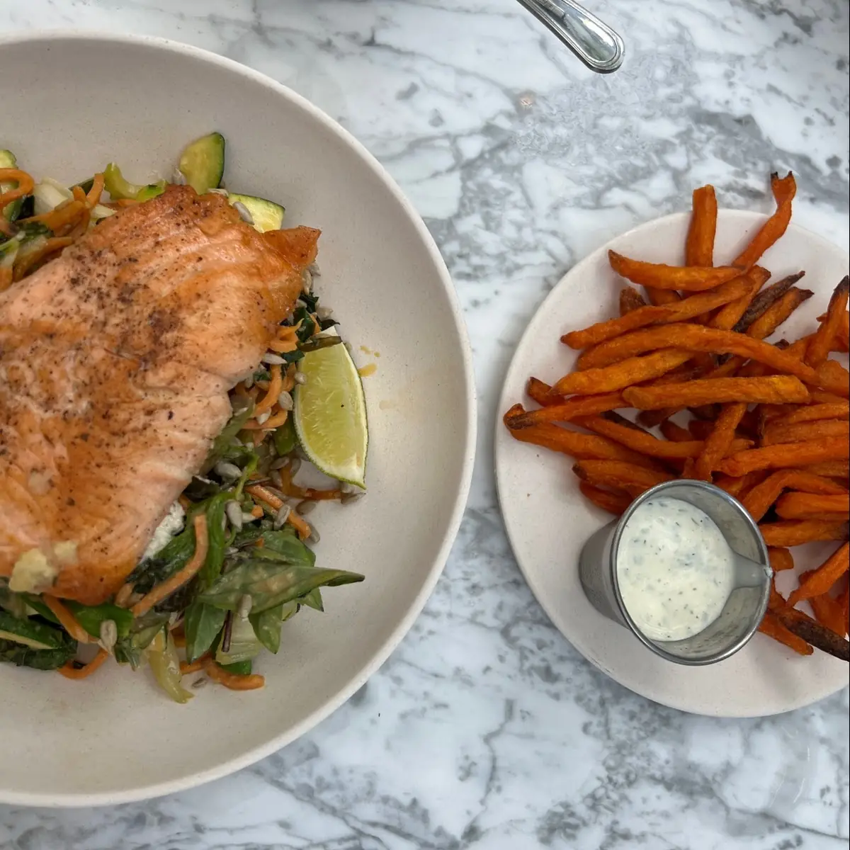 Salmon Sweet Potato Fries